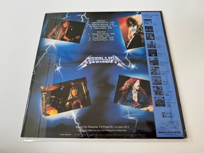LP] Metallica - Ride The Lightning w/OBI K25P-501 Japan