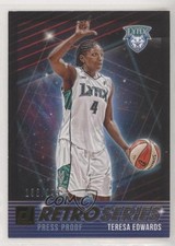 2019 Panini Donruss WNBA Retro Series Press Proof /199 Teresa Edwards #8 HOF 0l2
