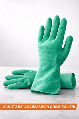 1 Paar Ansell Sol-Vex 37-675 Schutzhandschuhe Chemie Arbeitshandschuhe Solvex