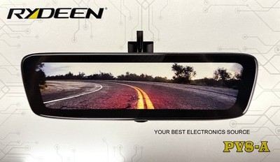 NEW Rydeen PV8-A 8.2  Mirror Digital AHD Monitor with Ultra High Brightness