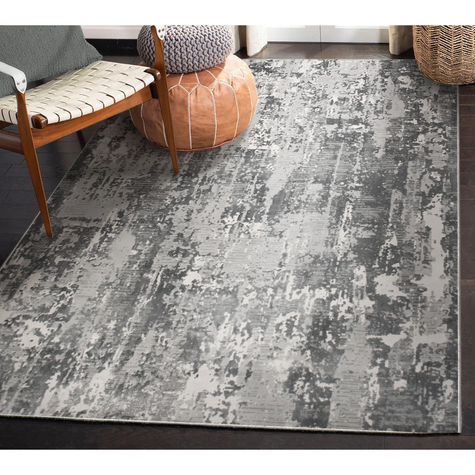 Ren Wil RARI-17276-310 Ariella 2-1/2' x 10' Polyester Abstract - Gray / Charcoal - Image 2 of 2