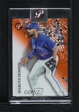 2022 Topps Pristine Orange Pulsar Refractor 10/25 Marcus Semien #129 0bt4