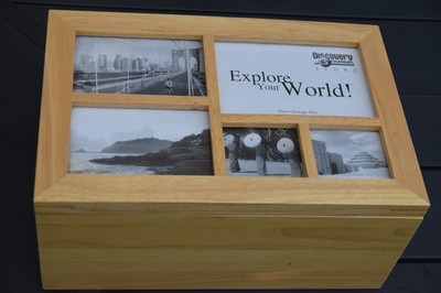 Discovery Channel Explore Your World 480 Capacity Photo Box 5 Frame Collage Top