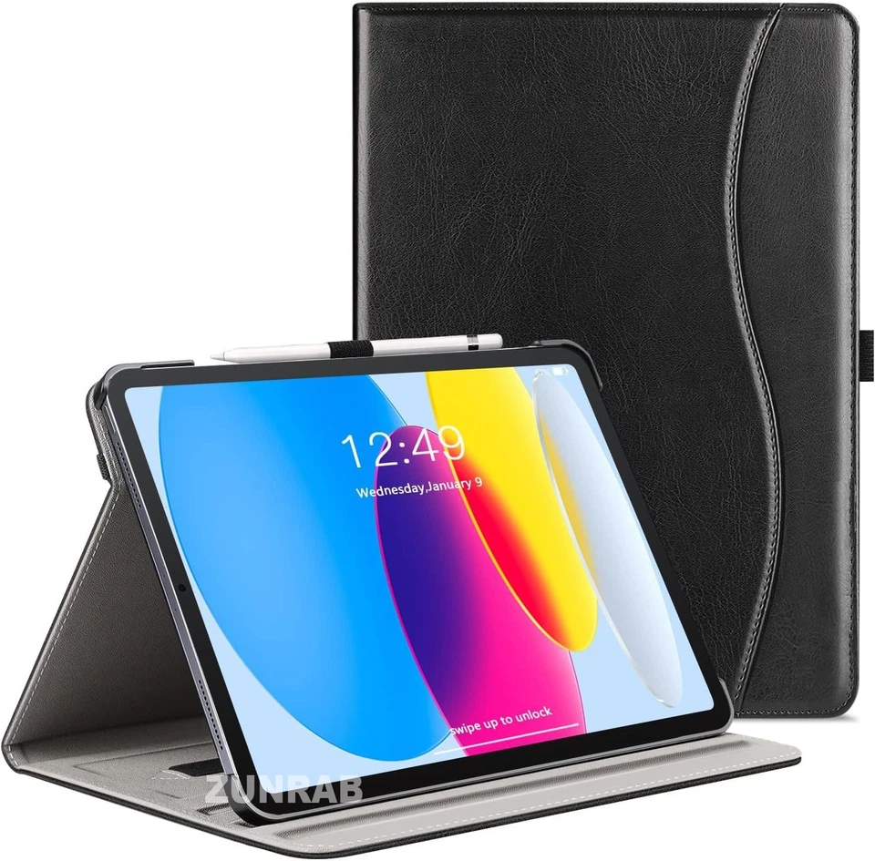 Genuine Leather Luxury Case Cover For Apple iPad 9th 8th 7th Generation 10.2'' - Image 2 of 4