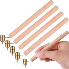 4 Stück 0,3 mm Heißwachsmalstifte mit Holzgriff, Malstifte, Osterei-Dekorat9197