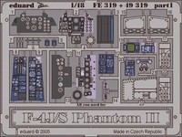 Eduard Accessories Fe319 - 1:48 F-4J/S Phantom Ii - ÄTzsatz - Neu