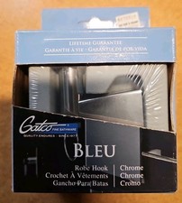 Bathroom Robe Hook Wall Mounted Chrome Finish 4715 by Gatco Bleu