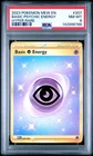 2023 POKEMON MEW EN-151 HYPER RARE #207 BASIC PSYCHIC ENERGY PSA 8