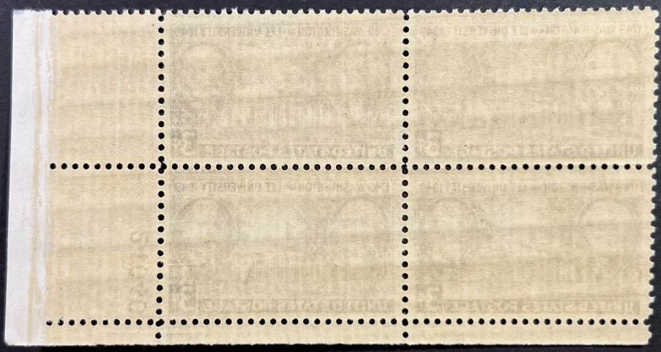 U.S. Scott #982, P.B. of 4, Washington & Lee 200th Anniversary, F-VF, MNH - Image 2 of 2