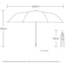 Automatic Reverse Folding Umbrella UV Blocking Sun Umbrella for Men Women 8K/10K