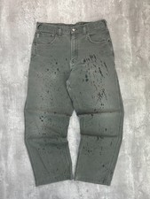Vintage Carhartt Canvas Workwear Distressed Carpenter Pants Size 34
