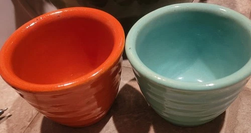 Old Bauer Custard Cups 2