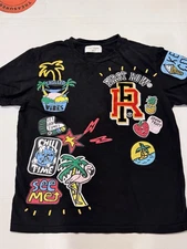 FIRST ROW BLACK Size Medium CREW NECK SHORT Sleeve FR KEEP COOL SS TEE