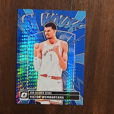 2024-25 Panini Optic My House Blue Prizm Victor Wembanyama #19 Spurs #032/175