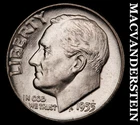 1955 Silver Roosevelt Dime - Choice Gem Brilliant Unc  Lustrous  #i5227