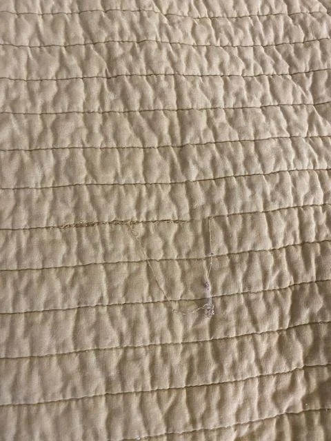 Conjunto de colcha Woolrich Cal King 3 peças xadrez vermelho patchwork 2 fronhas 110 pol. x 96 pol. - Imagem 4 de 4