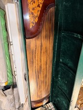 Chinese Guzheng 21-String Zither w/ Hard Case, Picks  Dragon Design