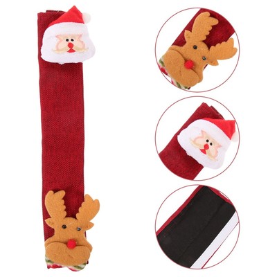 2pcs Kühlschrankgriff bedeckt Weihnachten Santa Microwave Ofen Griff Handschuhe