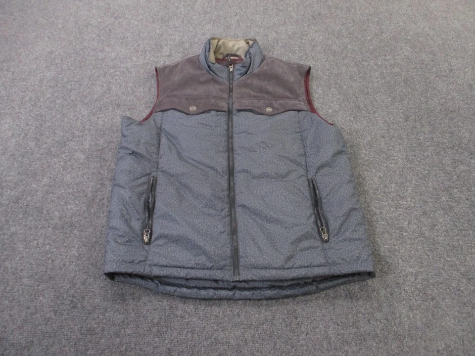 PrAna Chaleco Chaqueta Mujer L Abombado Pana Exterior Senderismo Camping Pista Foto 2 de 4