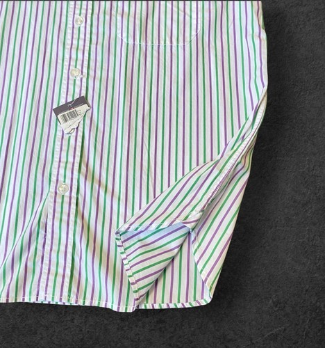 Arrow Regular Sport Fit Striped Shirt Size 42 New With Tags - Picture 5 of 14