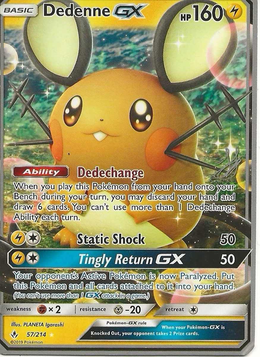 Dedenne GX Pokémon TCG Cards for sale | eBay