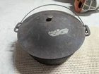 Vintage Wagner Ware Sidney  Cast Iron Dutch Oven  No 10 With Lid Cooking Pot