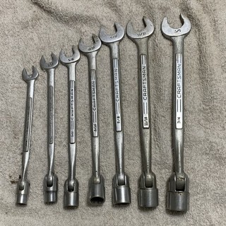 Craftsman SAE Combination Wrench Set 7pc 3/8 3/4 Non Ratcheting Double End