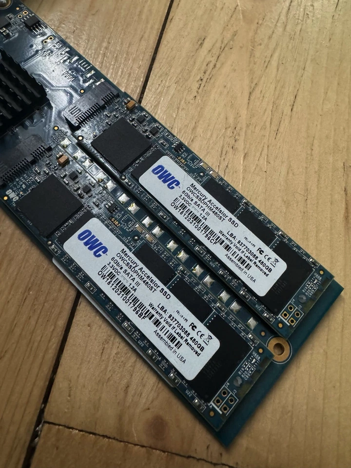 OWC 960GB Mercury Accelsior E2 PCIe SSD Card  - Bild 2 von 3