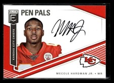 2019 Donruss Elite Mecole Hardman Jr. Pen Pals Rookie Autograph Auto UX8176