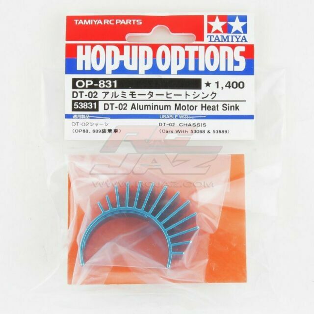 Tamiya 53831 Op831 Dt-02 Aluminum Motor Heat Sink for sale online