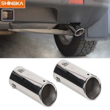 2x Tailpipe Trim Exhaust Muffler Tip End Pipe Finisher For Ford Bronco Sport 21+