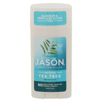 Jason Deodorant Stick Tea Tree 2.5 oz (Pack of 3)