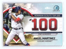 2023 Bowman - Bowman Scouts Top 100 #BTP-100 Angel Martinez (RC)