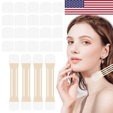 20Pcs Neck Lift Adhesive Strips Neck Tape Thin Face Rubber Miss Face Lift Tape
