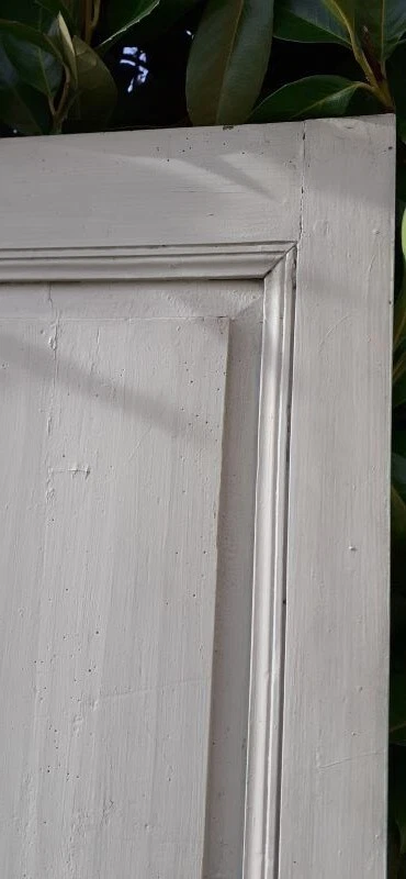 Porte de placard XVIII° H171,5xL87,5cm ancienne cupboard door H171.5xW87,5cm old - Photo 3/4