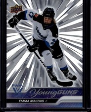 2024 Upper Deck PWHL Hockey Emma Maltais #59 Young Guns Outburst