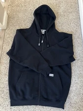 Pro Club Men XL Hoodie Grey, Black, heavy oversized, NEW, zip up