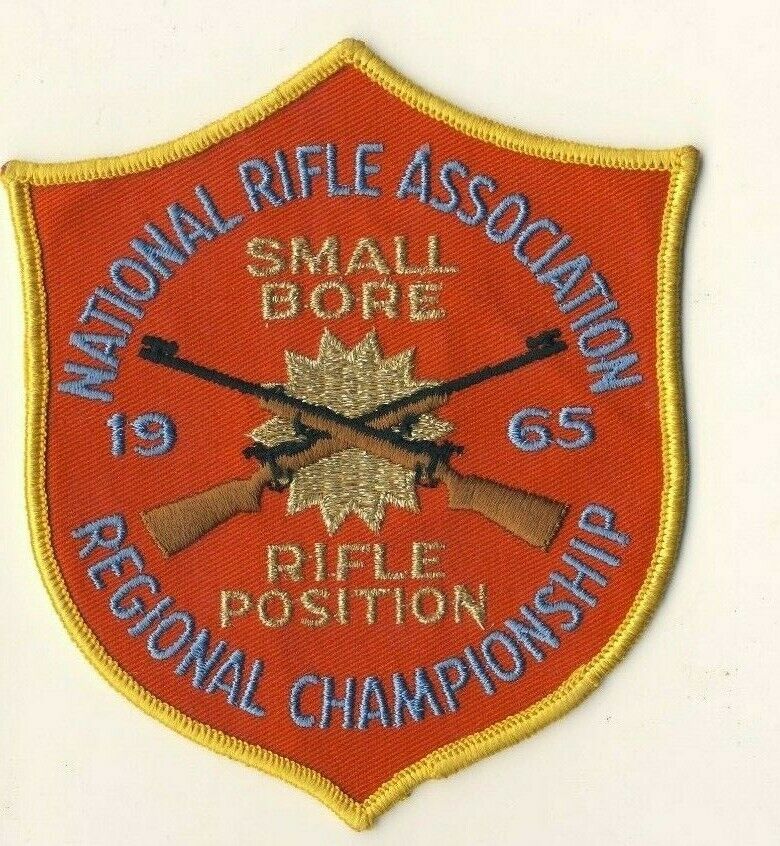 1965 1966 1969 New arrival NRA Small Rifle Max 83% OFF Regional Championsh Position Bore