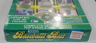 Vintage 1989 DonRuss Baseball's Best Puzzle And Cards | eBay