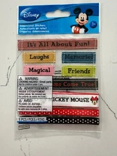 EK Success Disney Dimensional Stickers Laugh Magical Friends Memories Scrapbook