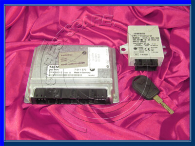BMW Z3 3 5er E36 E46 E39 2.5i M54 MOTORMODUL DME MS43 EWS SCHLÜSSEL ECU SET
