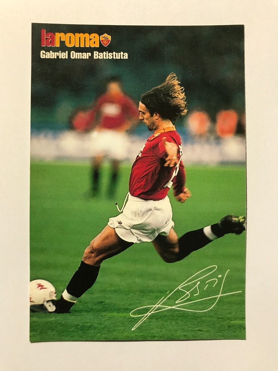 GABRIEL BATISTUTA-AS Roma-78 Caps ARGENTINA-Batigol-Ex-Boca