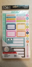 THE HAPPY PLANNER Teacher Stickers 536 Pieces
