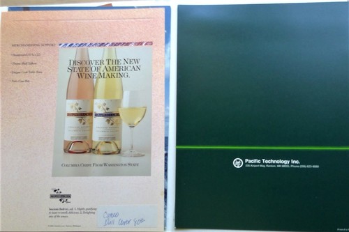 Zellerbach Paper Company folder with sample advertising booklet brochures 1980 - Picture 5 of 12