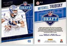 Mitchell Trubisky 2017 Prestige NFL Draft Big Board #4 UNC Bears Bills RC Rookie