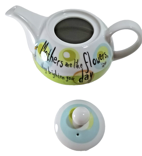 Born To Shop Teapot For One "Mothers are like Flowers They Brighten Your Day" - Picture 18 of 19