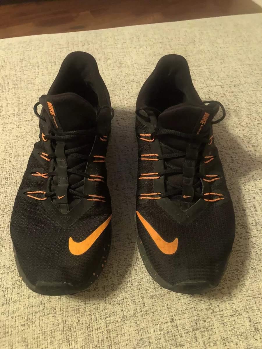 Nike Mens Quest HV BV6109 001 Black Orange Running Shoes Sneakers