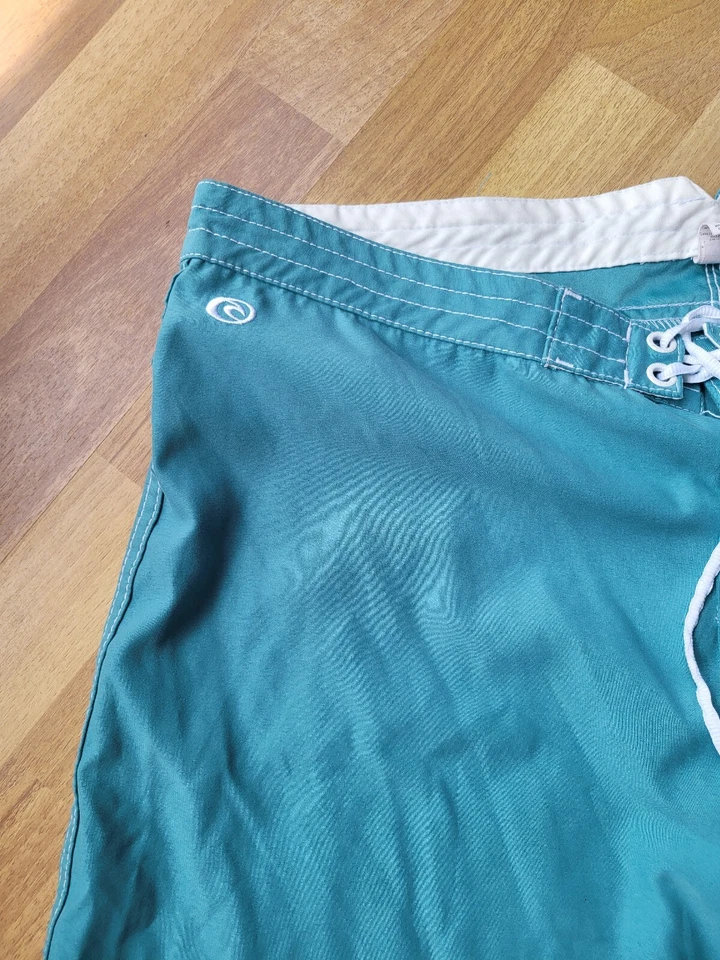 Rip Curl Men's Size 34 Boardshorts Drawstring Teal - Image 2 of 4