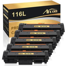 5x MLT-D116L Toner Compatible For Samsung 116L Xpress M2625D M2825DW M2825FD lot