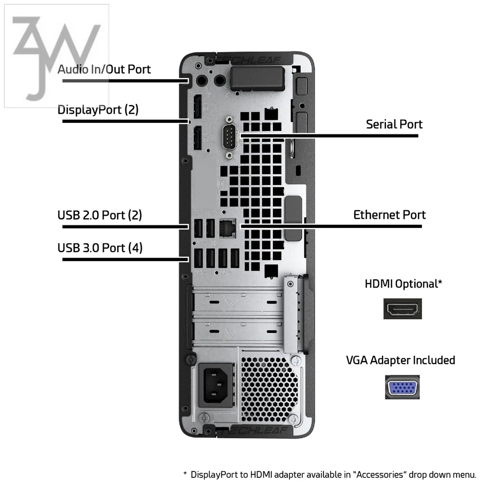 HP Desktop Computer SFF PC i7 up to 64GB RAM 4TB SSD Windows 11 or 10 WiFi - Image 3 of 4